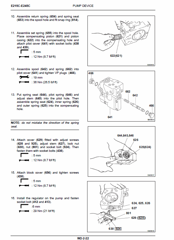 New Holland E215c, E245c Tier 4 Excavator Service Manual