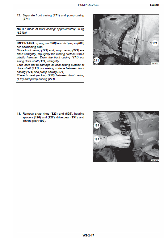 New Holland E485b Rops Excavator Service Manual