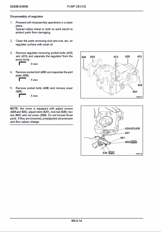 New Holland E265b, E305b Rops Tier 3 Excavator Service Manual