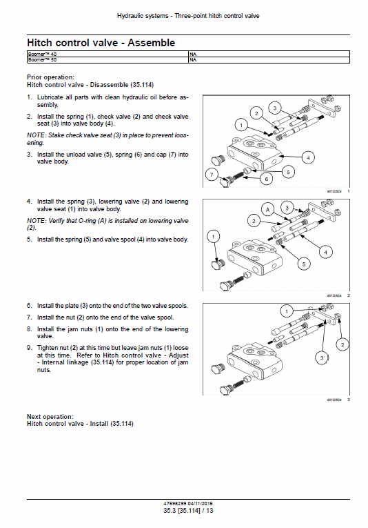 New Holland Boomer 40 And Boomer 50 Tractor Service Manual