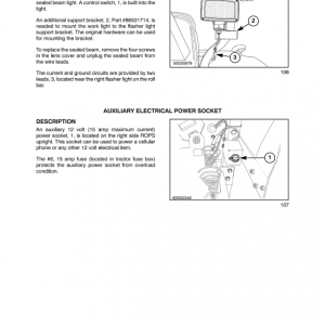 New Holland T2210, T2220 Tractor Service Manual