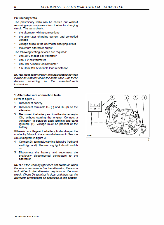 New Holland T3010, T3020, T3030, T3040 Tractors Service Manual