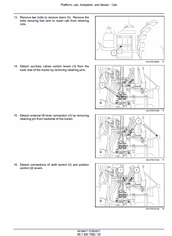 New Holland Td5.85, Td5.95, Td5.105, Td5.115 Tractor Service Manual