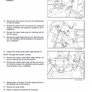 New Holland D180c Tier 2 & Tier 3 & Tier 3 Dozer Service Manual