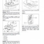 New Holland W190c Tier 2 Wheel Loader Service Manual