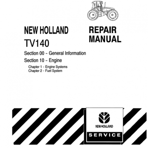 New Holland Tv140 Tractor Service Manual