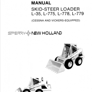 New Holland L35, L775, L778, L779 Skidsteer Service Manual