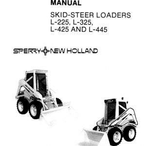 New Holland L225, L325, L425, L445 Skidsteer Service Manual