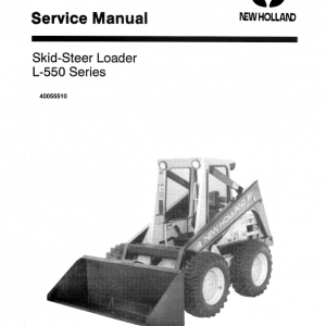 New Holland L550 Skidsteer Loader Service Manual