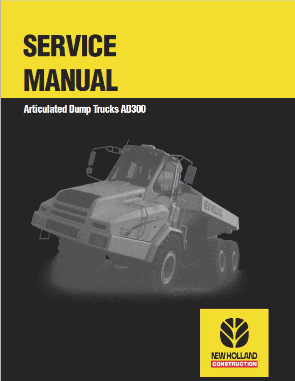 New Holland Ad300 Dump Truck Service Manual