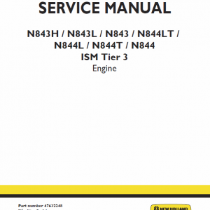 Ism Tier 3 Engine Service Repair Manual