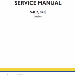 S4L2, S4L Engine Repair Service Manual