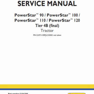 New Holland Powerstar 90, 100, 110, 120 Tractor Service Manual