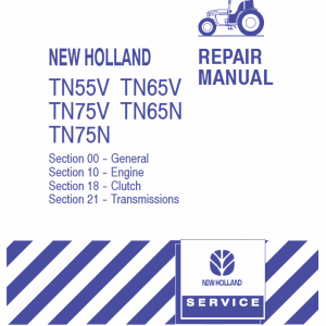 New Holland Tn55v, Tn65v, Tn75v, Tn65n, Tn75n Tractor Service Manual