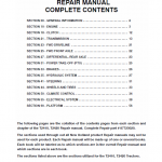 New Holland T2410, T2420 Tractor Service Manual