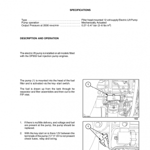 New Holland Ts90, Ts100, Ts110 Tractor Service Manual