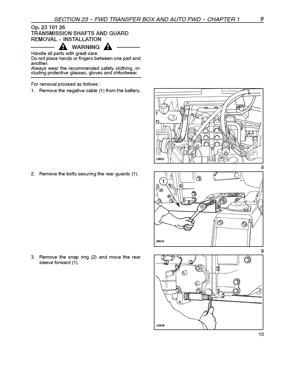 New Holland Tn75fa, Tn85fa, Tn95fa Tractor Service Manual