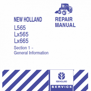 New Holland L565, Lx565, Lx665 Skidsteer Loader Service Manual