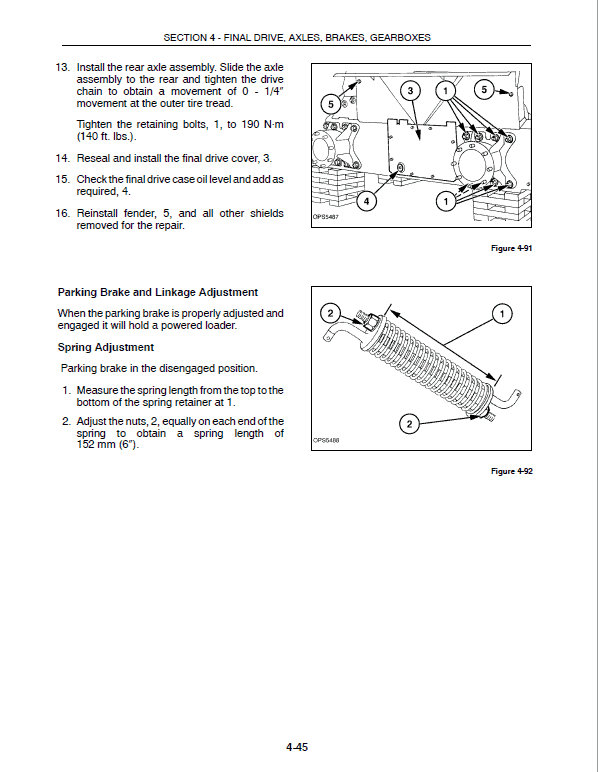 New Holland L565, Lx565, Lx665 Skidsteer Loader Service Manual