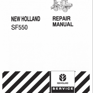 New Holland Sf550 Sprayer Service Manual