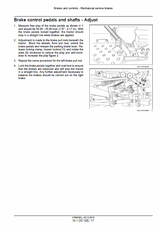 New Holland Workmaster 50, 60, 70 Tractor Service Manual