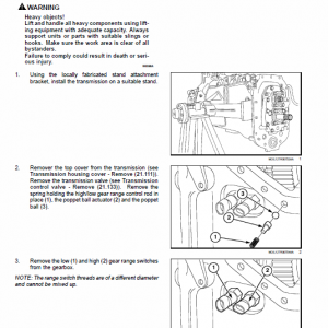 New Holland T5.95, T5.105, T5.115 Electro Command Tractor Service Manual