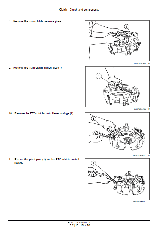 New Holland Td4.70f, Td4.80f, Td4.90f Tractor Service Manual