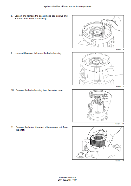 New Holland L223, L225, C232 Skidsteer Loader Service Manual