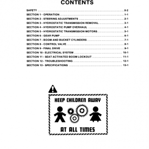 New Holland L451, L452, L454, L455 Skidsteer Loader Service Manual