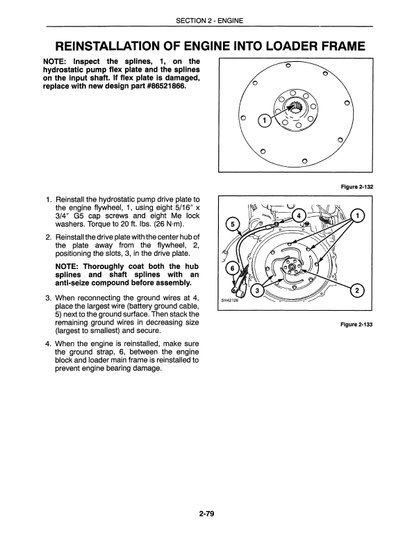 New Holland L465, Lx465, Lx485 Skidsteer Loader Service Manual