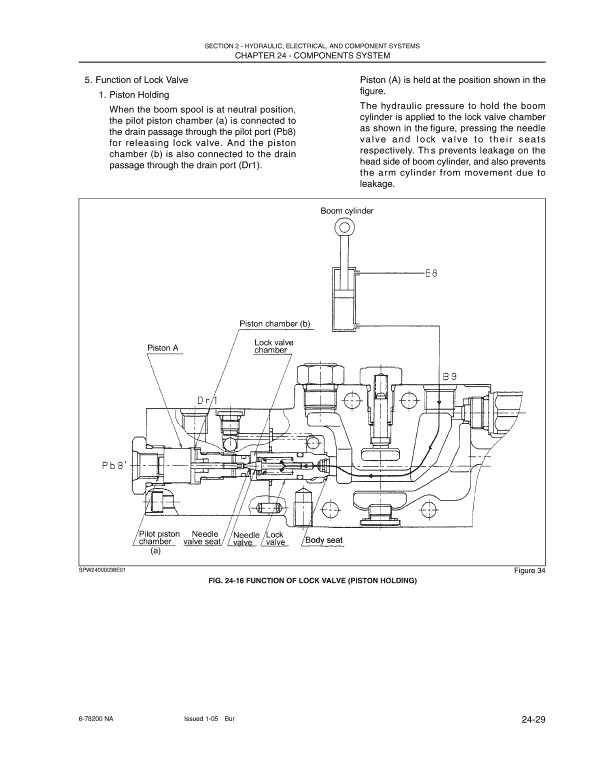 New Holland Eh27.b Excavator Service Manual