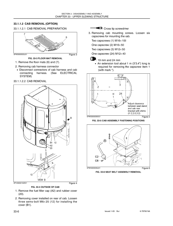 New Holland Eh50.b Excavator Service Manual