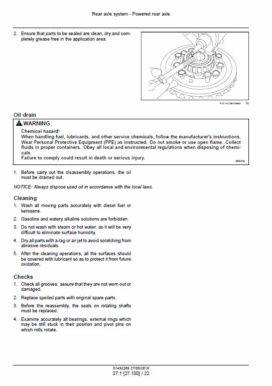 New Holland V110 Compactor Service Manual