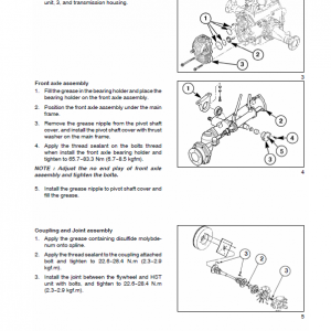 New Holland Sxm54, Sxm60 Mower Service Manual