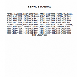 Cnh F5 Tier 4b (final) And Stage Iv Service Manual