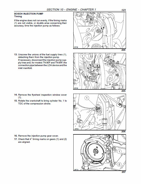 New Holland Tn65f, Tn70f, Tn75f Tractor Service Manual