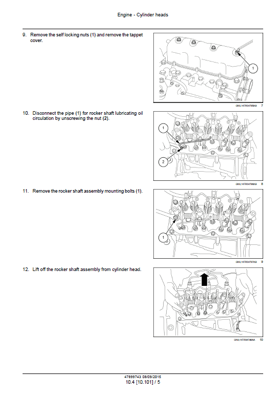 New Holland 3510, 4010, 4510, 4710 Tractor Service Manual