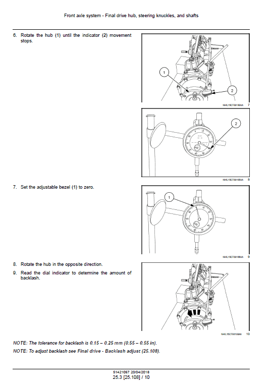 New Holland Workmaster 25s Tractor Service Manual