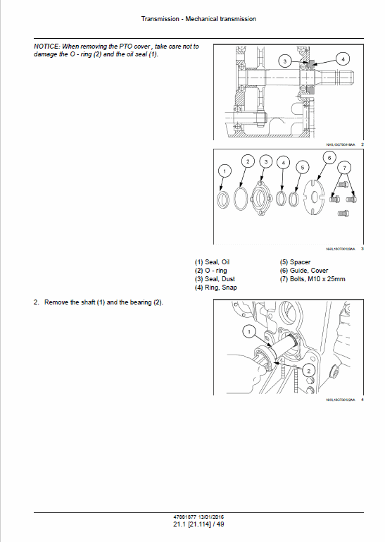 New Holland Workmaster 33 And 37 Tractor Service Manual