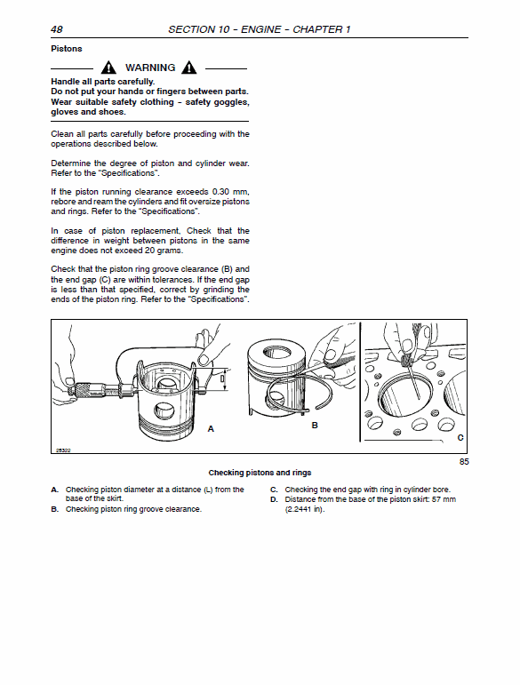 New Holland Tn60da, Tn70da, Tn75da, Tn85da, Tn95da Tractor Manual