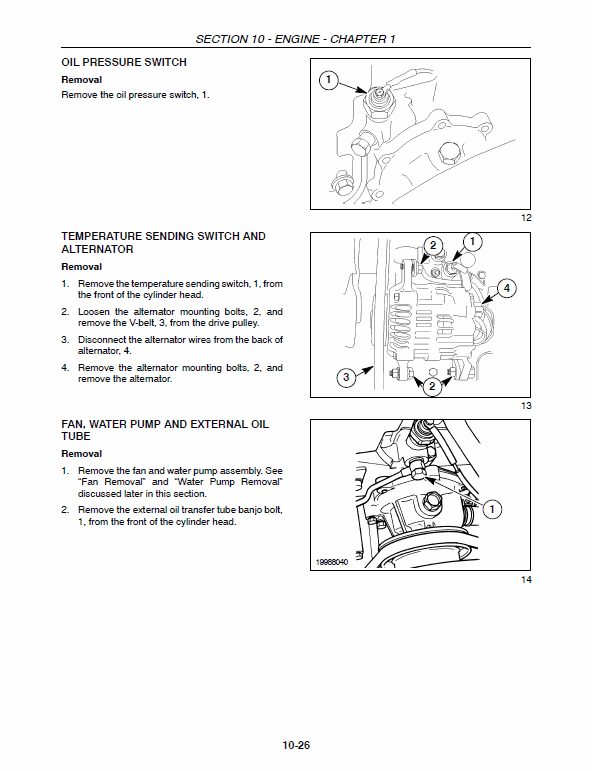 New Holland Tc29da, Tc33da Tractor Service Manual