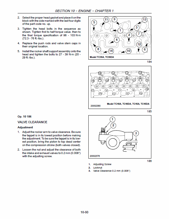 New Holland Tc40da, Tc45a, Tc45da Tractor Service Manual