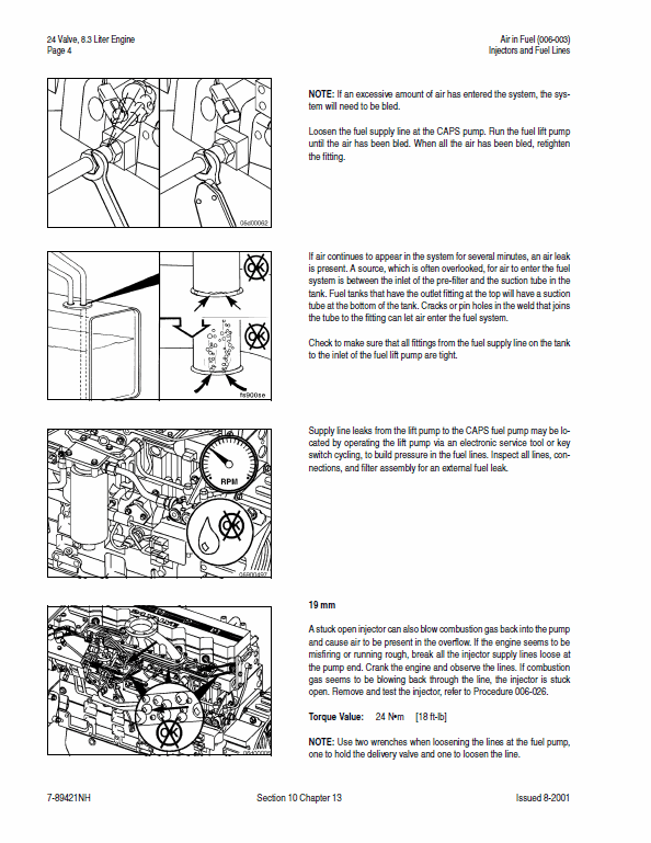 New Holland Tg210, Tg230, Tg255, Tg285 Tractor Service Manual