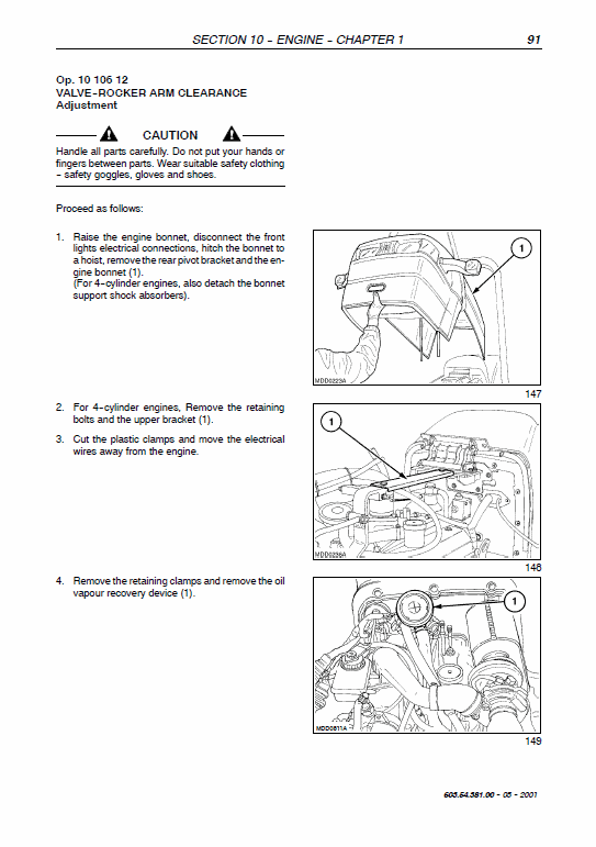 New Holland Tk65, Tk75, Tk76, Tk85, Tk95 Tractor Service Manual