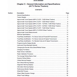 New Holland Tj275, Tj325, Tj375, Tj450 Tractors Service Manual