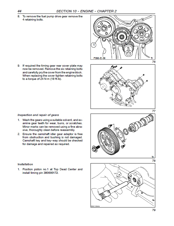 New Holland Tm120, Tm130, Tm140, Tm155, Tm175, Tm190 Tractors Manual