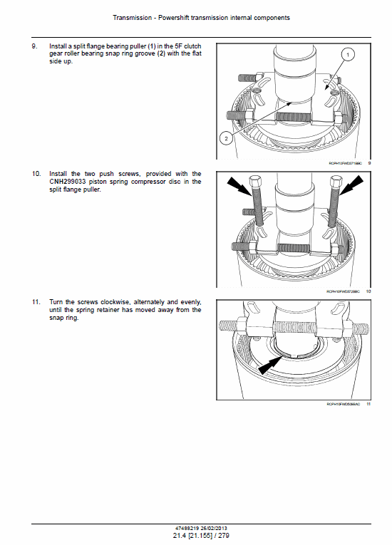 New Holland T9.390, T9.450, T9.505 Tractor Service Manual