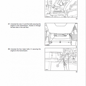 New Holland Td60d, Td70d, Td80d, Td90d, Td95d Tractor Service Manual