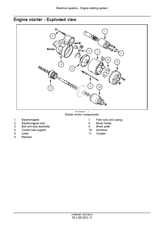 New Holland T4.75lp, T4.85lp, T4.95lp, T4.105lp Tractor Service Manual