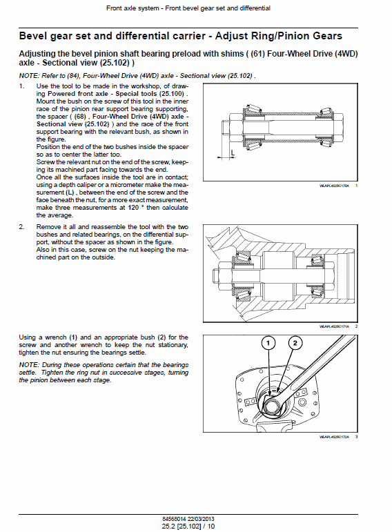 New Holland T5.95, T5.105, T5.115 Tractor Service Manual